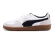 Puma Palermo Unisex Sneakers Λευκά, Μαύρα, Γκρι Ανοιχτά, Καφέ