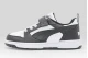 Puma Rebound V6 Low Παιδικά Sneakers Μαύρα, Λευκά