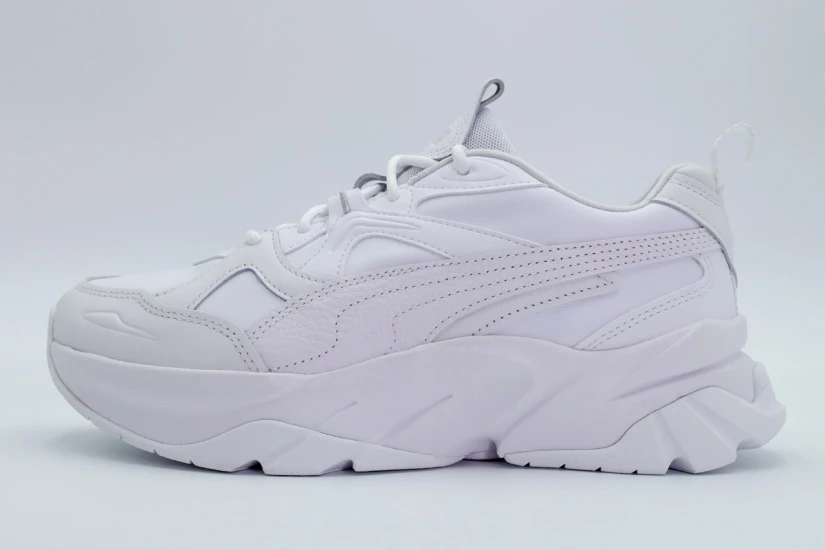 Puma Sophyr Leather Sneakers Λευκά