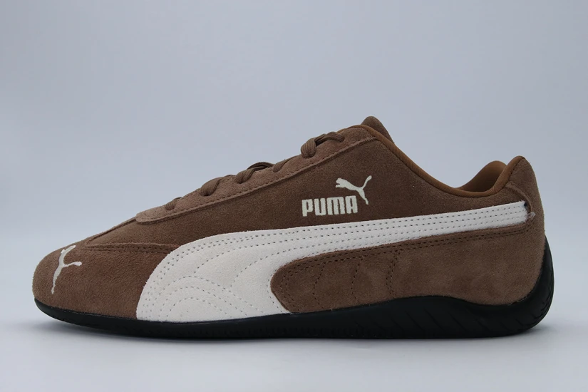 Puma Speedcat OG Sneakers Καφέ, Εκρού
