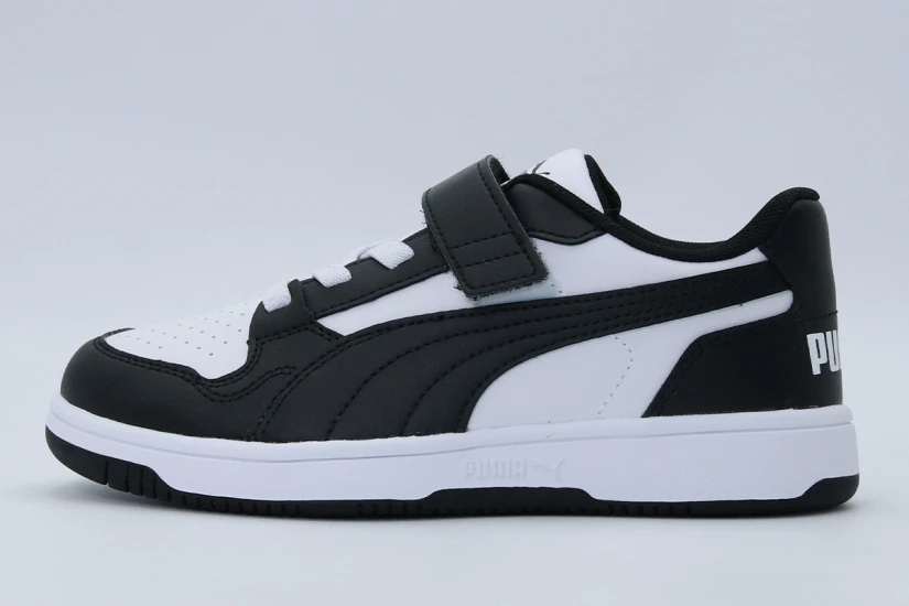 Puma Reb-L AC+ Παιδικά Sneakers Λευκά, Μαύρα