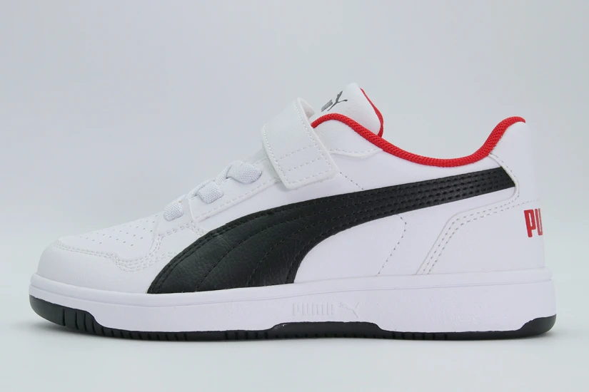 Puma Reb-L Ac+Ps Παιδικά Sneakers Λευκά, Μαύρα, Κόκκινα