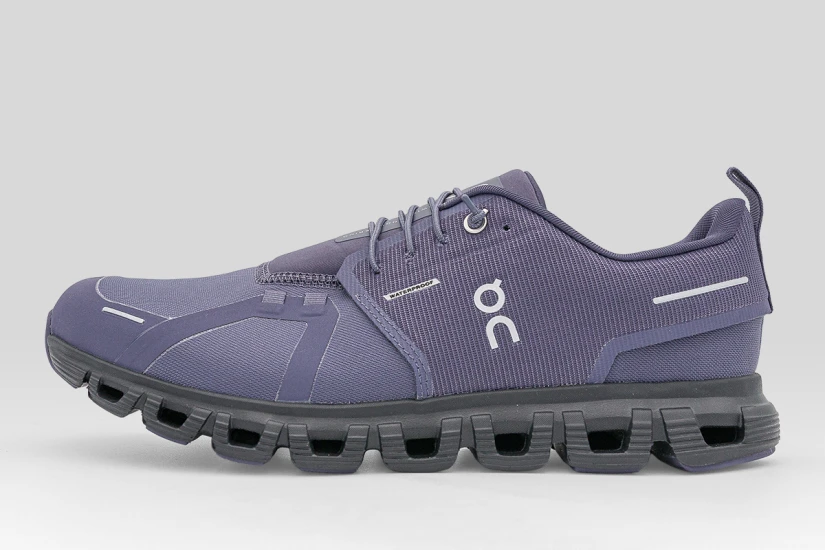 On Cloud 6 Waterproof Ανδρικά Sneakers Μωβ, Μαύρα