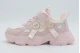 Fila Musha 3 Memory Velcro Παιδικά Sneakers Ροζ, Εκρού