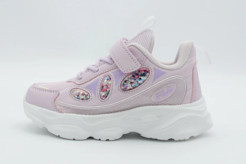 Fila Star Memory Velcro Παιδικά Sneakers Μωβ, Λευκά, Διάφορα Χρώματα
