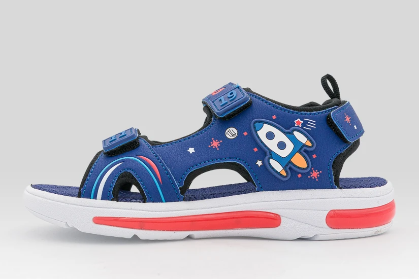 Fila Rocket Velcro Lights Παιδικά Σανδάλια Μπλε Σκούρο, Διάφορα Χρώματα