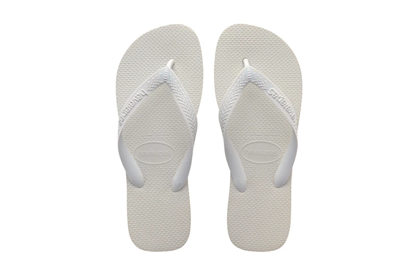 Havaianas Top Unisex Σαγιονάρες Λευκές, Γκρι Ανοιχτό
