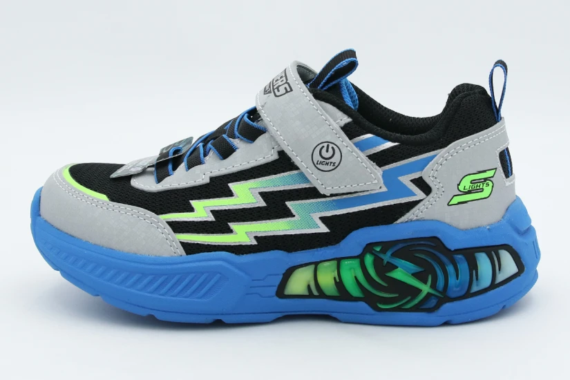 Skechers S Lights-Light Storm 3.0 - Prism Tech Παιδικά Sneakers Γκρι, Διάφορα Χρώματα