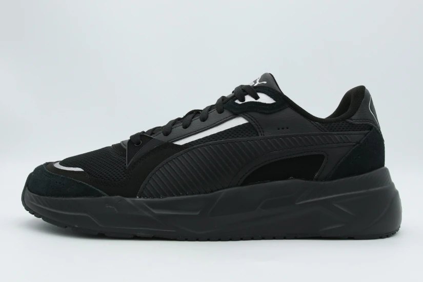 Puma Trinity 2 Ανδρικά Sneakers Μαύρα, Ασημί