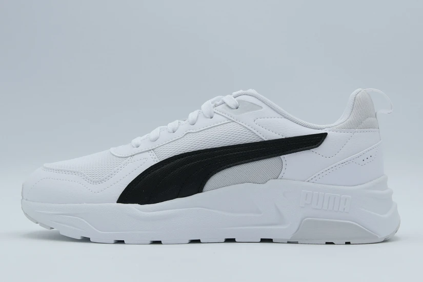 Puma Trinity 2 Lite Ανδρικά Sneakers Λευκά, Μαύρα