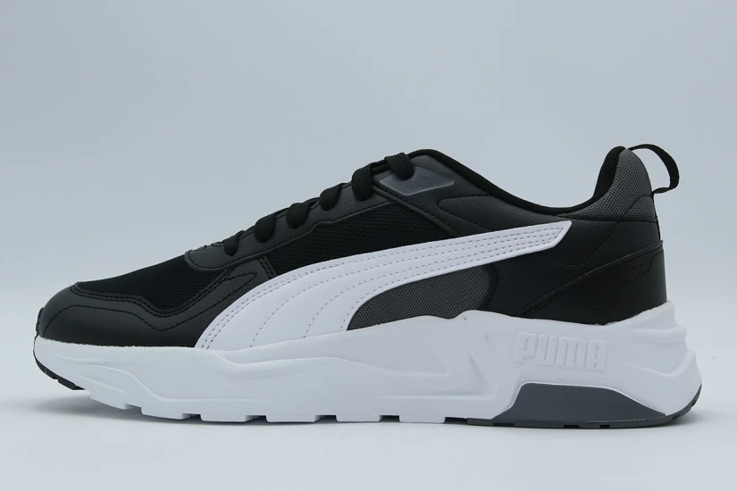 Puma Trinity 2 Lite Ανδρικά Sneakers Μαύρα, Ανθρακί, Λευκά