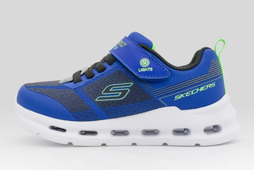 Skechers S-Lights Glide Step Lights Sneakers (400240L-BLBK)