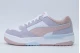 Puma Rebound Retro Sneakers Λιλά, Ροζ, Λευκά, Γαλάζια