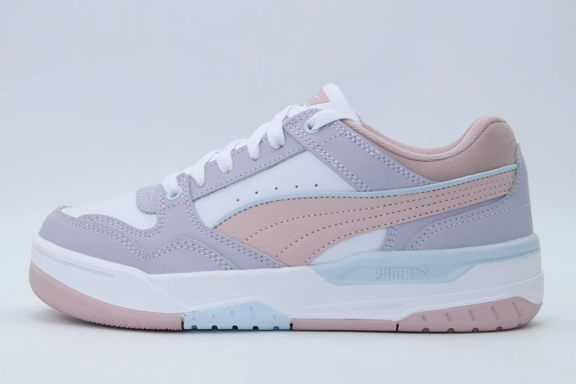 Puma Rebound Retro Sneakers Λιλά, Ροζ, Λευκά, Γαλάζια