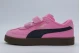 Puma Club II Era Infant Βρεφικά Sneakers Φούξια, Μαύρα, Καφέ