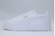 Puma Shuffle Downtown Ανδρικά Sneakers Λευκά