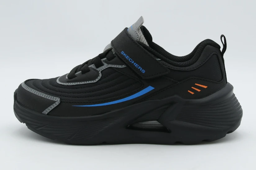 Skechers Tidal- Tech- Stream Rush Παιδικά Sneakers Μαύρα, Γκρι, Μπλε