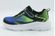 Skechers Microspec Velocity-Grid-Drift Παιδικά Sneakers Μαύρα, Μπλε, Λαχανί, Λευκά