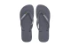 Havaianas Brasil Logo Unisex Σαγιονάρες Γκρι, Λευκό