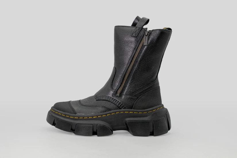 Dr. Martens Dmxl Leather Rigger Γυναικείες Μπότες Μαύρες