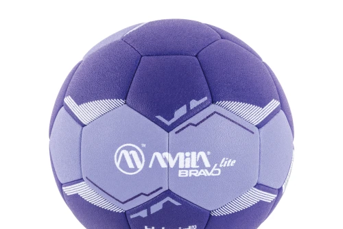 Amila Μπάλα Handball Bravo Lite Νο1 - Μωβ  Βιολετί  Λευκό (41313)