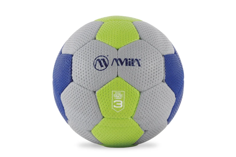 Amila Μπάλα Handball Cellular Νο3 - Μπλε  Πράσινο  Γκρι (41320)