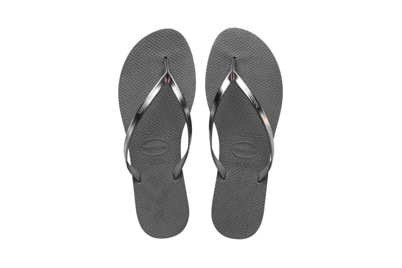 Havaianas You Metallic Σαγιονάρες Γκρι, Ασημί