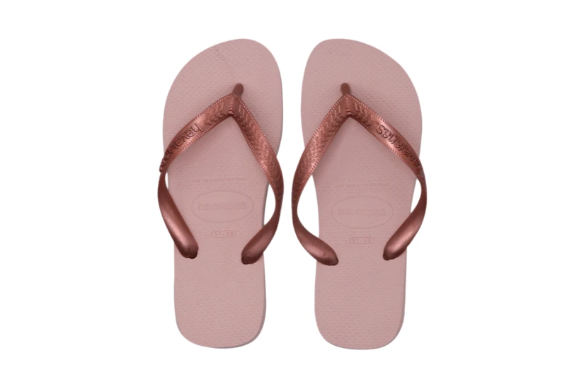 Havaianas Top Tiras Σαγιονάρες Μπρονζέ, Ροζ