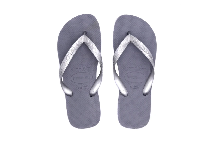 Havaianas Top Tiras Σαγιονάρες Γκρι, Ασημί
