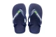 Havaianas Brasil Logo Βρεφικές Σαγιονάρες Μπλε Σκούρο