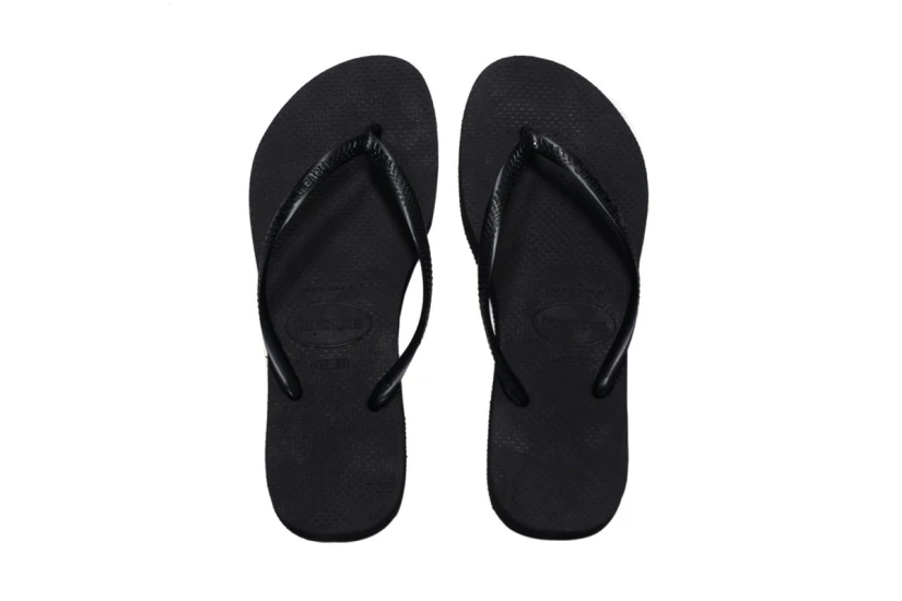 Havaianas Slim Flatform Σαγιονάρες Μαύρες