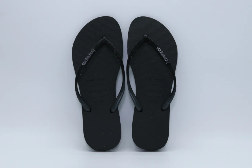 Havaianas Slim Glitter II Σαγιονάρες Μαύρες