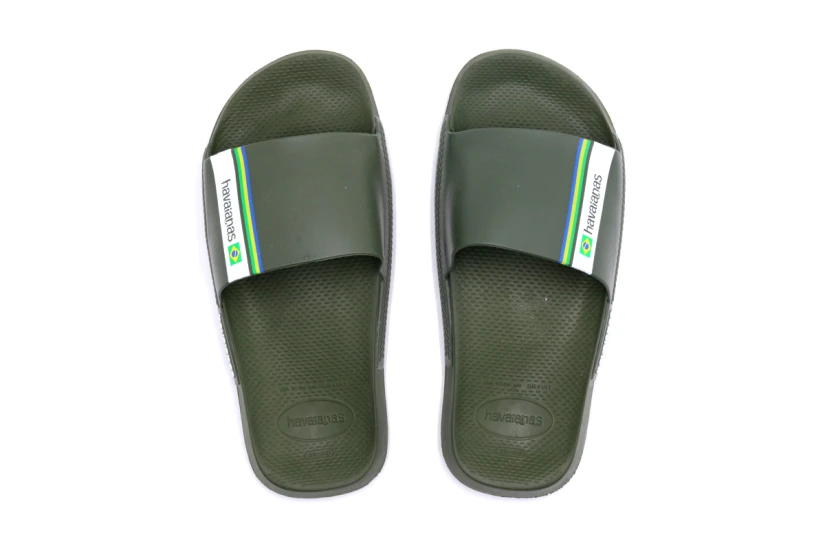 Havaianas Brazil Παντόφλες Πράσινες, Λευκές