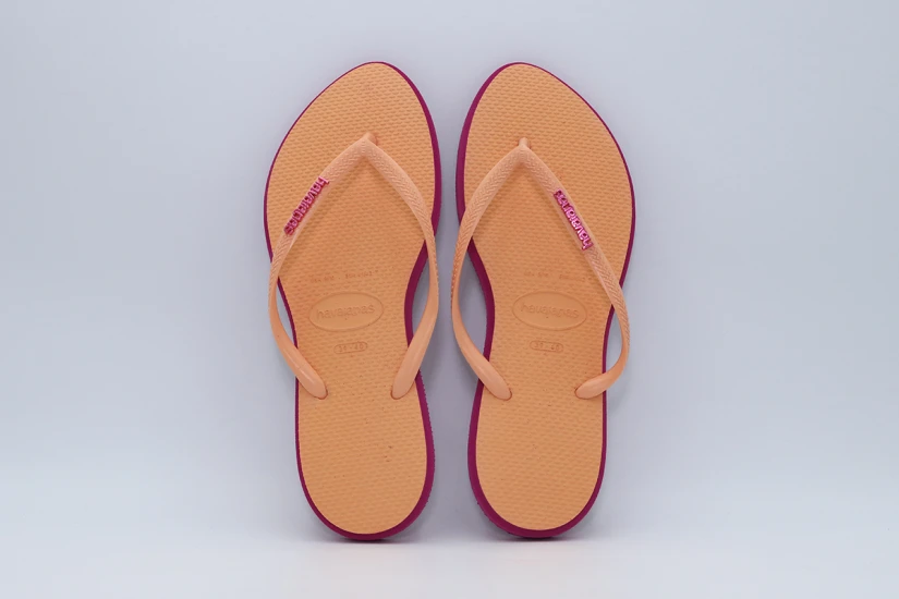 Havaianas Slim Point Σαγιονάρες Πορτοκαλί, Ματζέντα