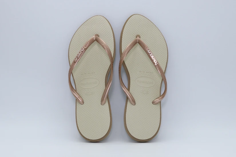 Havaianas Slim Point Σαγιονάρες Rose Gold, Μπεζ