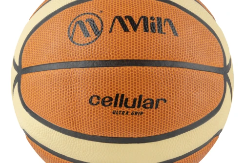 Amila Μπάλα Basket Cellular No7 - Πορτοκαλί  Μπεζ (41509)