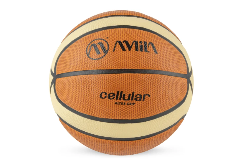 Amila Cellular Μπάλα Μπάσκετ Καφέ, Μπεζ, Μαύρη