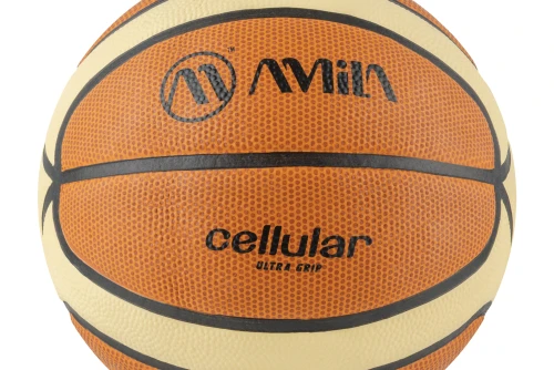 Amila Μπάλα Basket Cellular No5 - Πορτοκαλί  Μπεζ (41512)