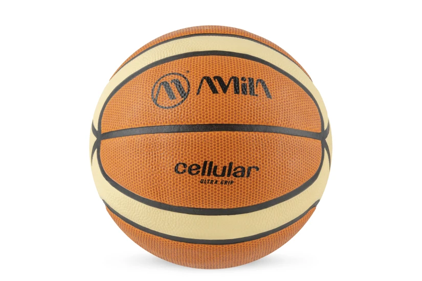 Amila Cellular Μπάλα Μπάσκετ Καφέ, Μπεζ, Μαύρη