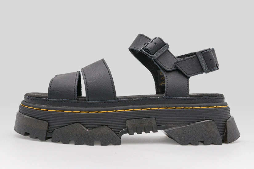 Dr. Martens Mattison 2 Strap Γυναικεία Σανδάλια Μαύρα