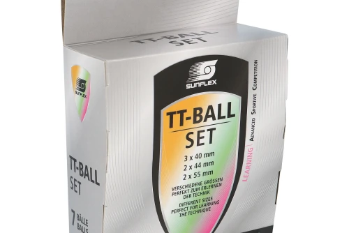 Amila Μπαλάκια Ping Pong Sunflex Training Pvc 7 Τεμάχια (42722)