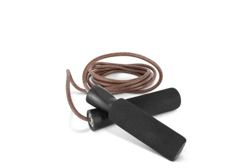Amila Σχοινάκι Γυμναστικής Skipping Rope Δερμάτινο Neorpene Λαβή (44055)