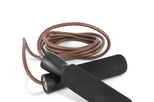 Amila Σχοινάκι Γυμναστικής Skipping Rope Δερμάτινο (44055)