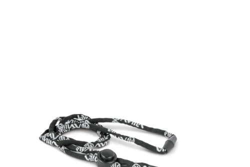 Amila Κορδόνι Ασφαλείας Σφυρίχτρας Whistle Lanyard - Μαύρο (44066)