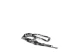 Amila Κορδόνι Ασφαλείας Σφυρίχτρας Whistle Lanyard - Μαύρο (44066)