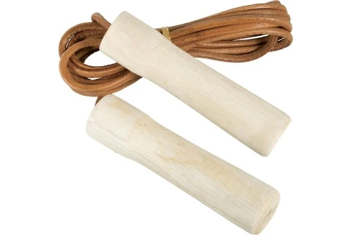 Amila Σχοινάκι Γυμναστικής Skipping Rope Δερμάτινο (44069)