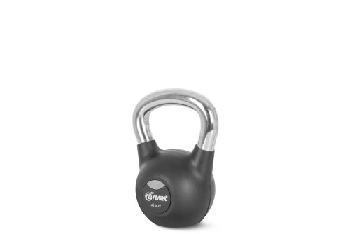 Amila Kettlebell Rubber Cover Cr Handle 4 Kg ? Μαύρο (44495)
