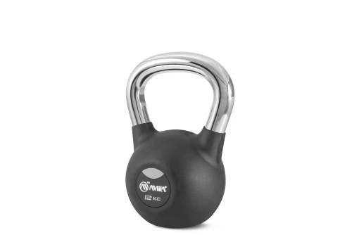 Amila Kettlebell Rubber Cover Cr Handle 12 Kg ? Μαύρο (44497)