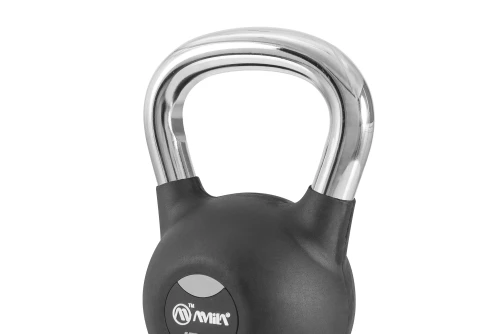Amila Kettlebell Rubber Cover Cr Handle 12 Kg ? Μαύρο (44497)