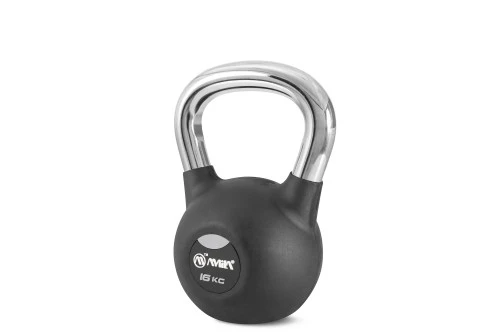 Amila Kettlebell Rubber Cover Cr Handle 16 Kg ? Μαύρο (44498)